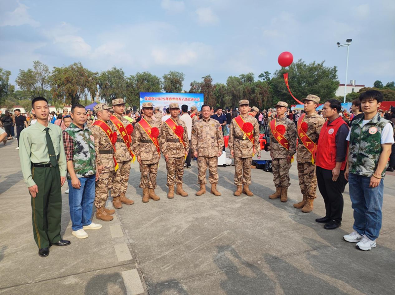 花都：老兵新兵结对子 助力新兵踏征程