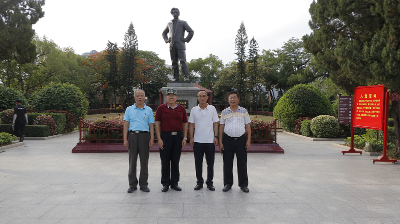 苏革命烈士后人,李劳工革命烈士后人和林晋亭革命烈士后人的热情接待